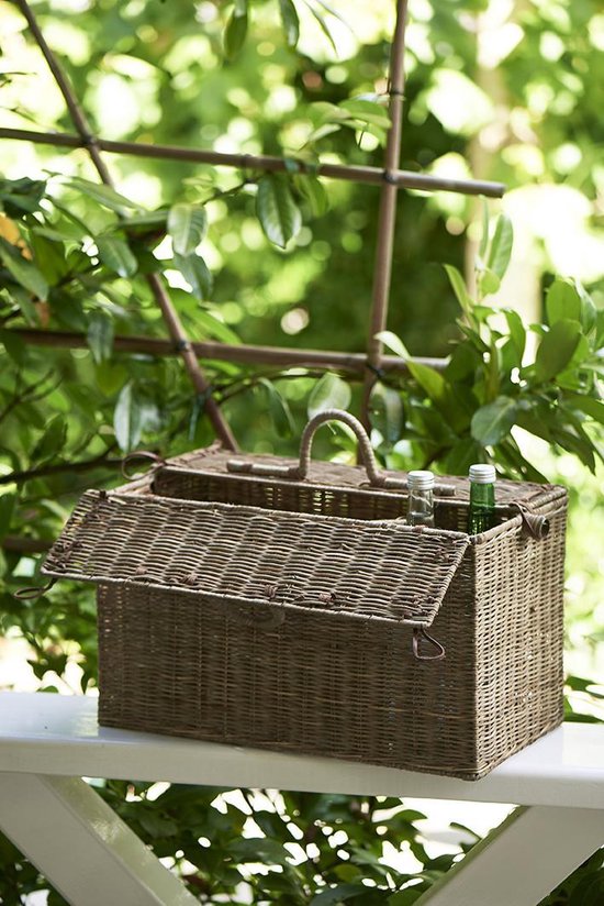 Grootste speer Italiaans Rivièra Maison Going To The Park Picknickmand - Hout - 30L | bol.com