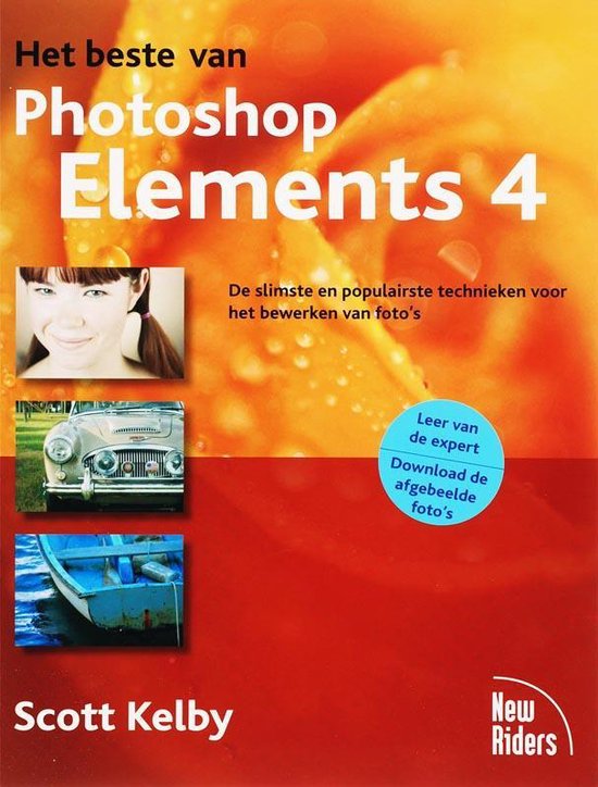 Cover van het boek 'Het beste van Photoshop Elements 4' van N.M. Kelby en Scott Kelby