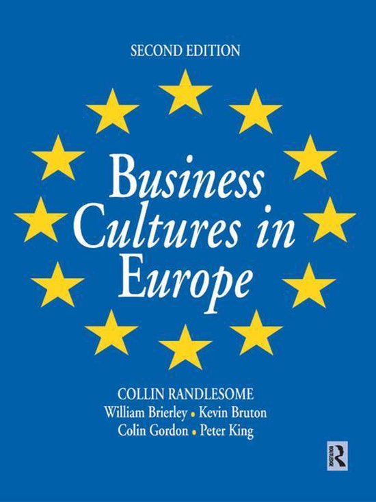 Business Cultures in Europe - cover