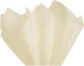 Papier de soie Ivoire - 50 x 75 cm - 17 g - 240 feuilles de papier à rouler Blanc crème