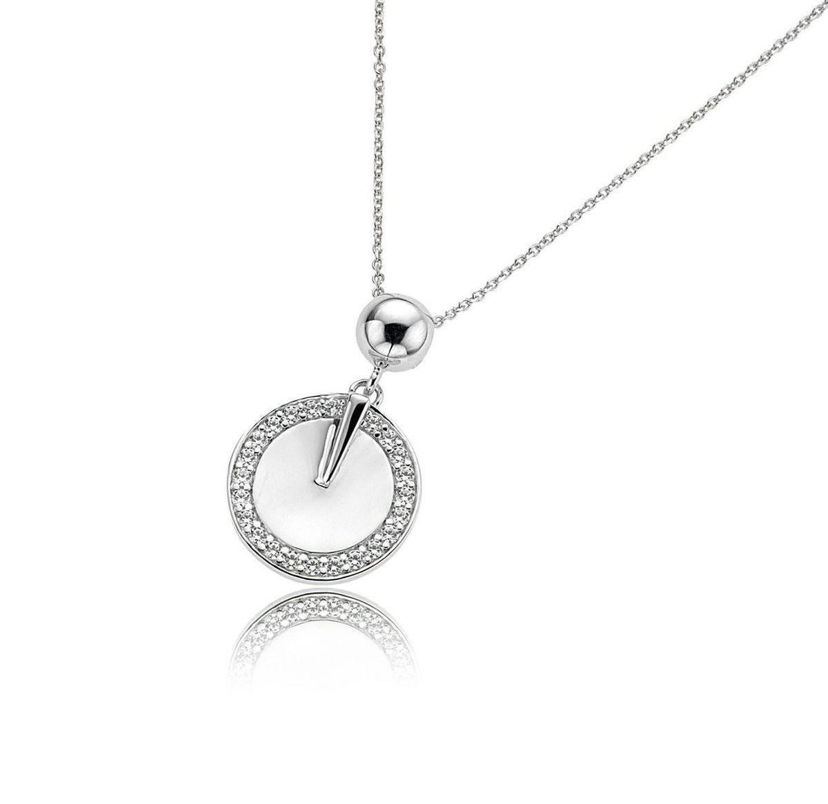 Orphelia ZH-4582 - Ketting met hanger - Zilver 925 - Zirkonia - 45 cm