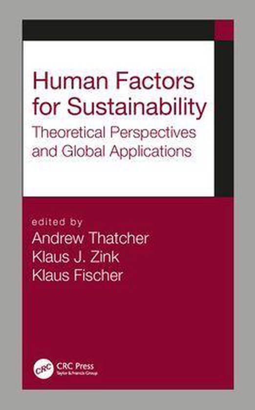 Human Factors for Sustainability - cover