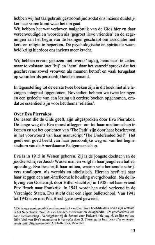 Pagina met tekst en de titel 'Eva's biografie' bovenaan.