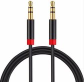 AUX kabel 3.5mm - zwart - 5 meter lang - Verlengkabel voor audio - Perfect geluid