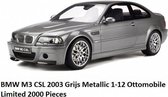 BMW M3 CSL 2003 Grijs Metallic 1-12 Ottomobile Limited 2000 Pieces
