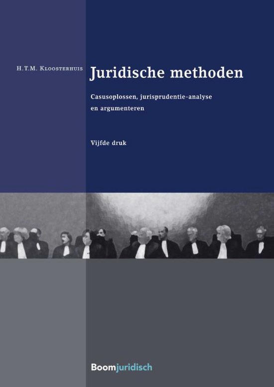Boom Juridische studieboeken  -   Juridische methoden - cover