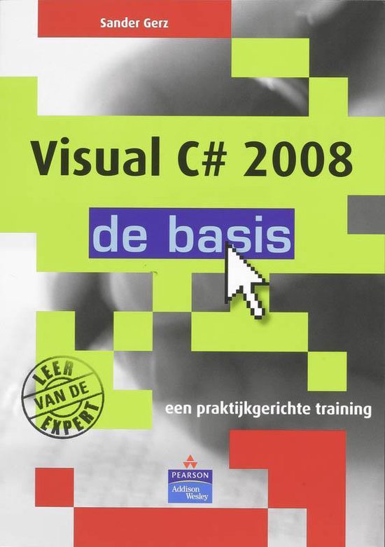 Cover van het boek 'Visual C# 2008 de basis'