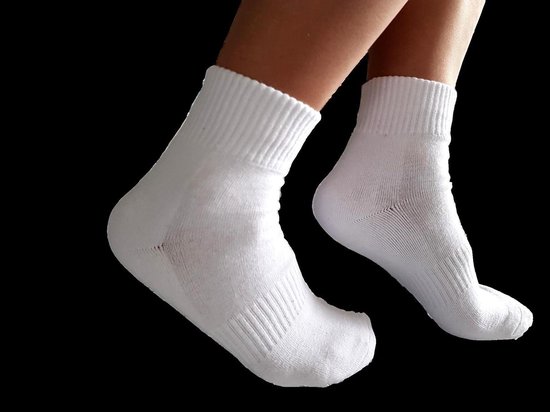 Soms landbouw Trunk bibliotheek katoenen heren sokken met badstof 9 paar wit maat 39-42 | bol.com