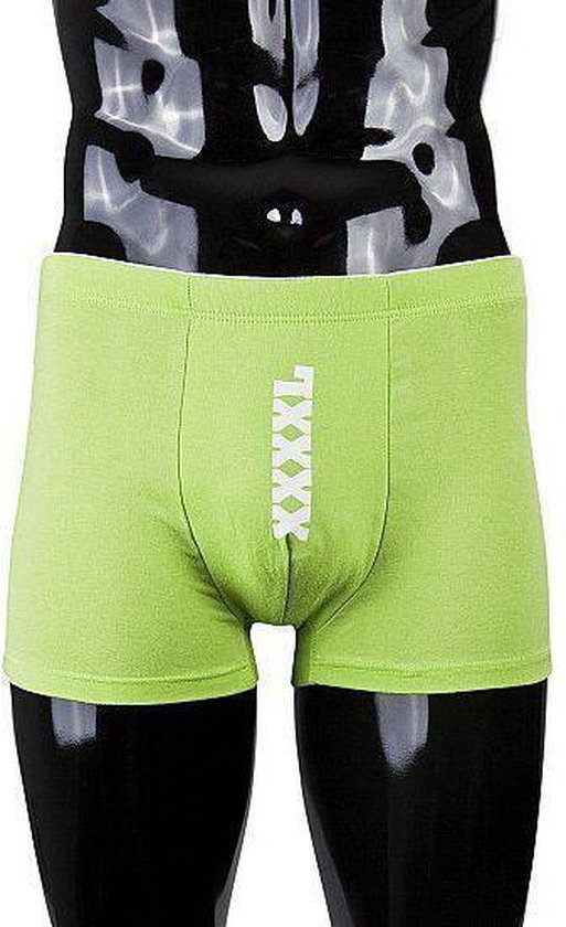 Klokje een miljoen ethisch Shots S-Line grappig ondergoed voor mannen Funny Boxers groen | bol.com