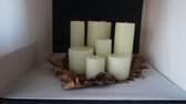 7 Delig Handgemaakte Sierkaarsen Decoratie Set - Lime Groen