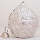 Nour Lifestyle Arabische hanglamp Zatouna met Oosters patroon - maat XL (Oosterse - Egyptische - Marokkaanse lampen)