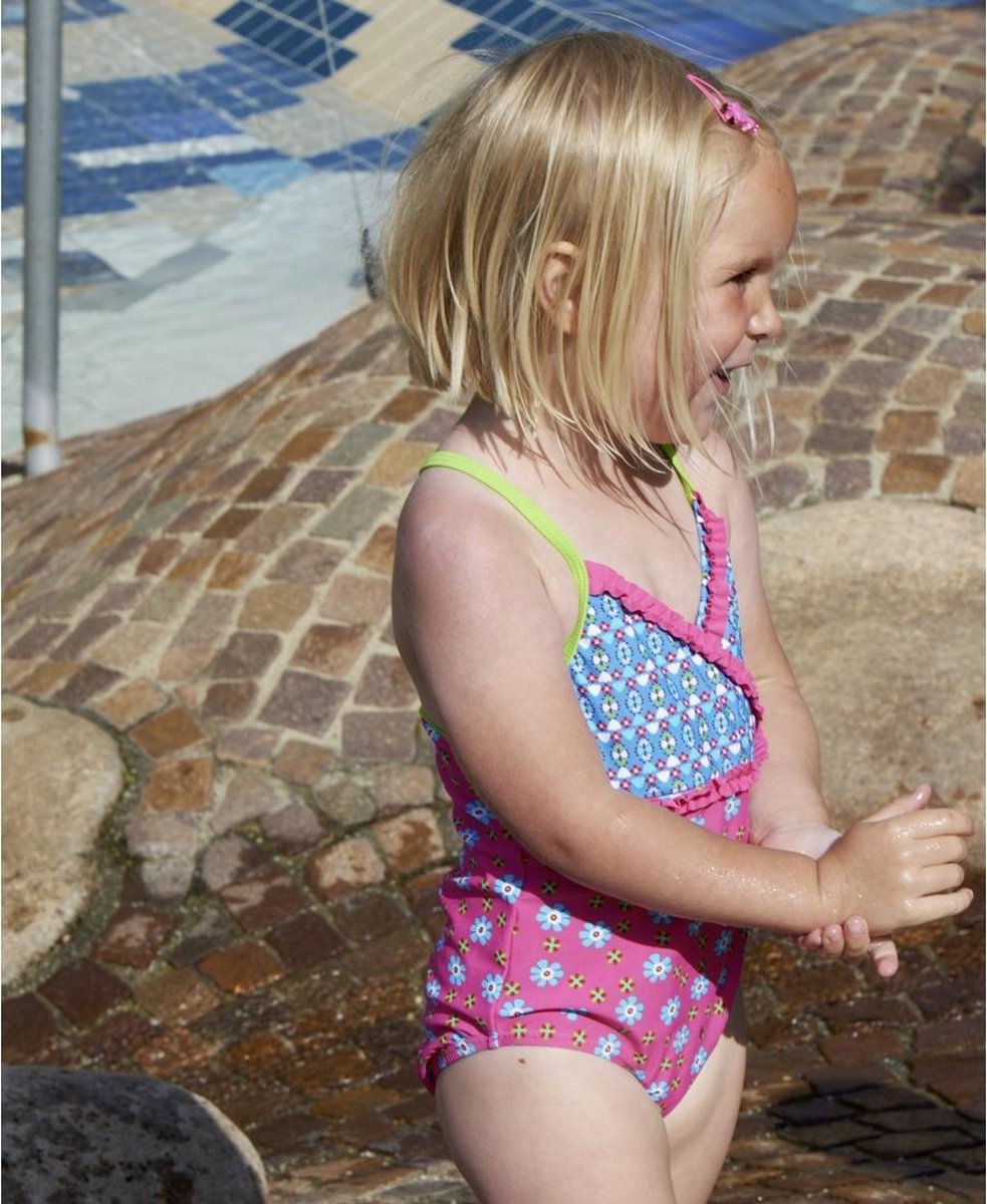 Playshoes UV badpak Kinderen Bloemen - Roze — afbeelding 4