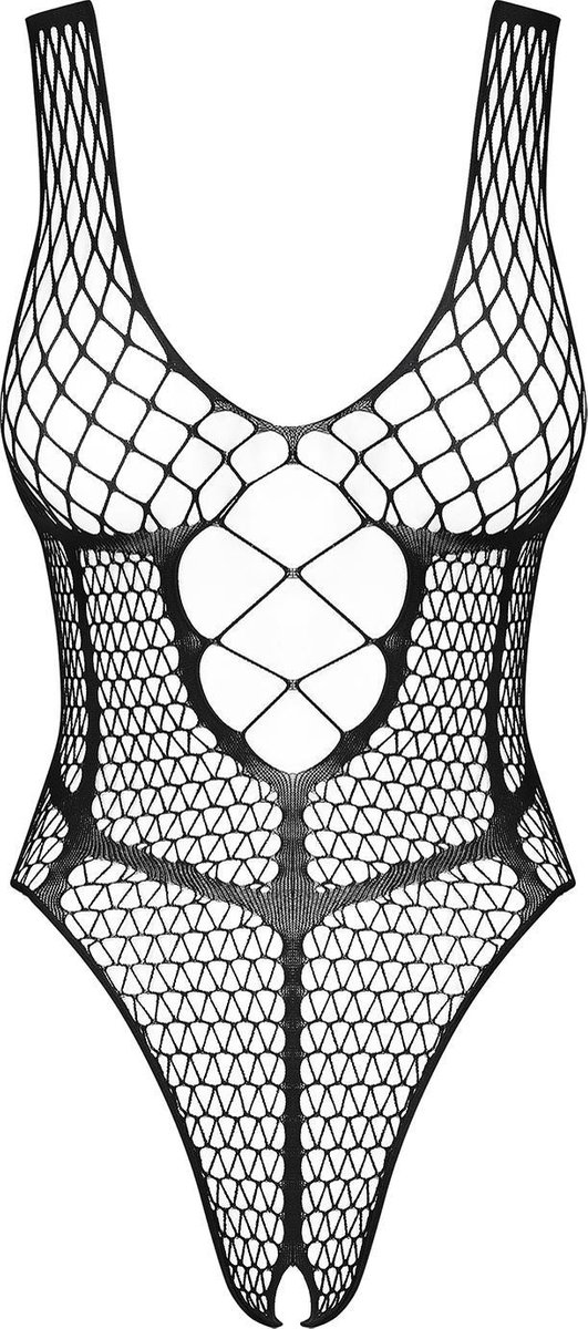 Obsessive Body met Visnet Design – Erotische Body – One Size – Zwart