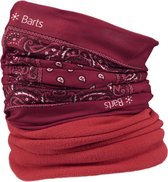 barts Multicol Polar  Sjaal - Unisex - rood/wit