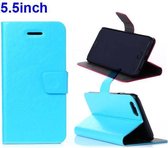 PU Leren Wallet Standaard iPhone 6(s) plus - Blauw