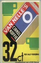 Van Nelle's Koffie reclame Pakje C Koffie reclamebord 20x30 cm