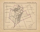 Historische kaart, plattegrond van gemeente Ter Aar in Zuid Holland uit 1867 door Kuyper van Kaartcadeau.com