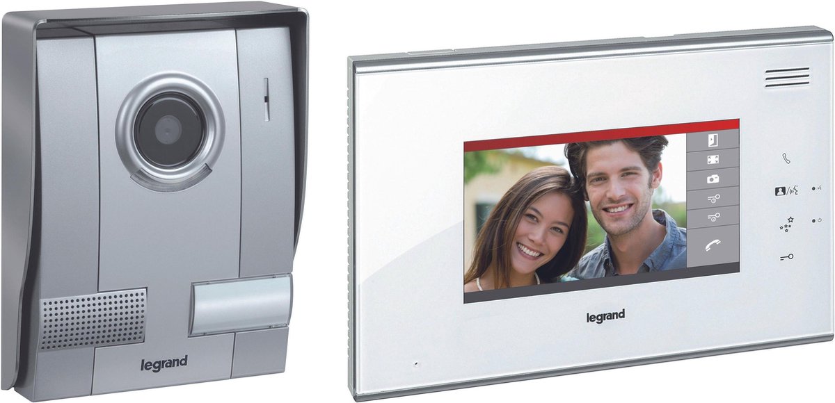 Legrand videofoon systeem met wit 7" design touch screen kleurenscherm |  bol.com