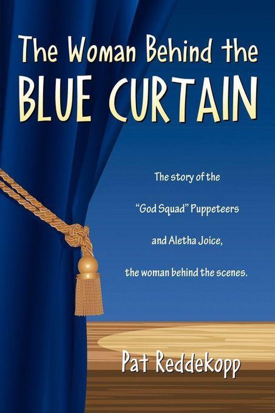 The Woman Behind the Blue Curtain - cover