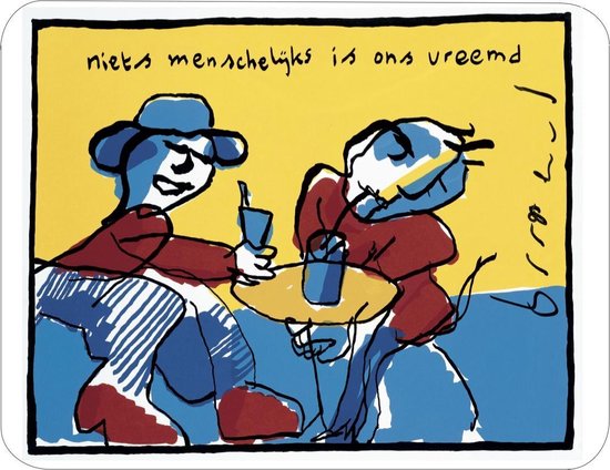 Herman Brood placemat, Niets menselijk is ons vreemd | bol.com