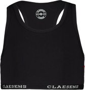 Claesen's® - Bralette Zwart - Black - 95% Katoen - 5% Lycra