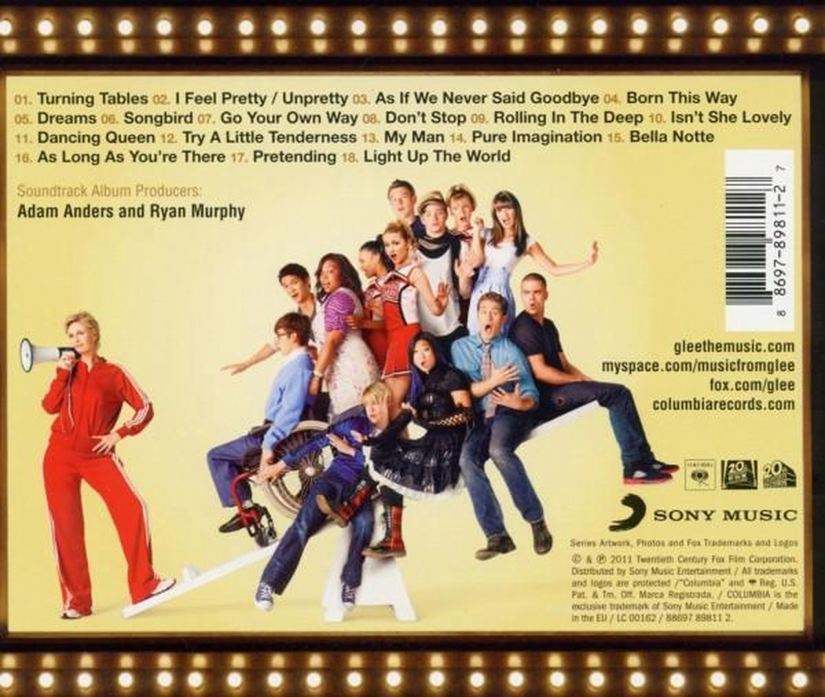 Glee The Music Volume 6, Original Soundtrack CD (album) Muziek