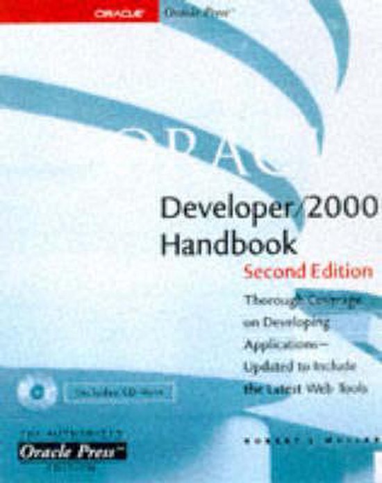 Oracle Developer/2000 Handbook - cover