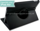 iPad Air Hoes 360 draaibaar Zwart.