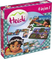 Heidi bordspel - 4 in 1 - puzzel, lotto, domino en memo