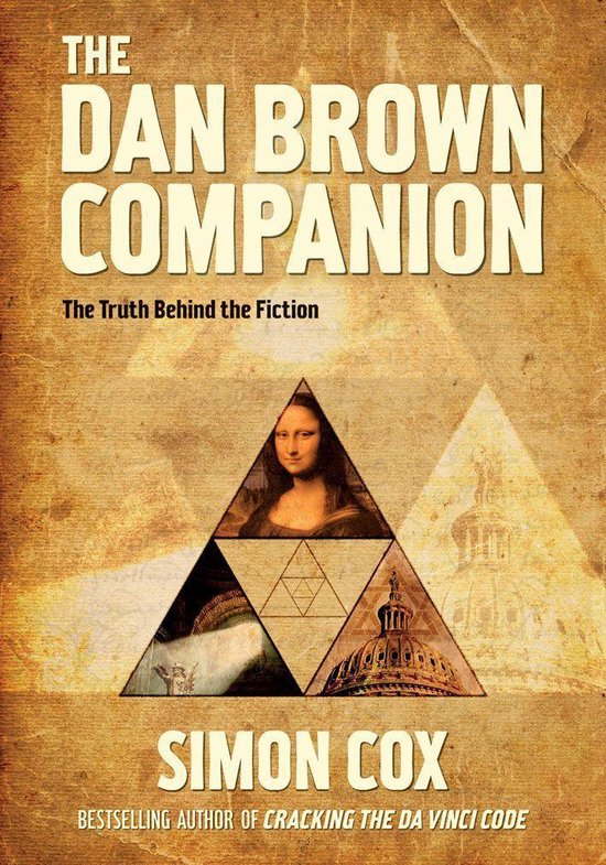 Le livre The Dan Brown Companion de Simon Cox, avec la Joconde et des images architecturales.