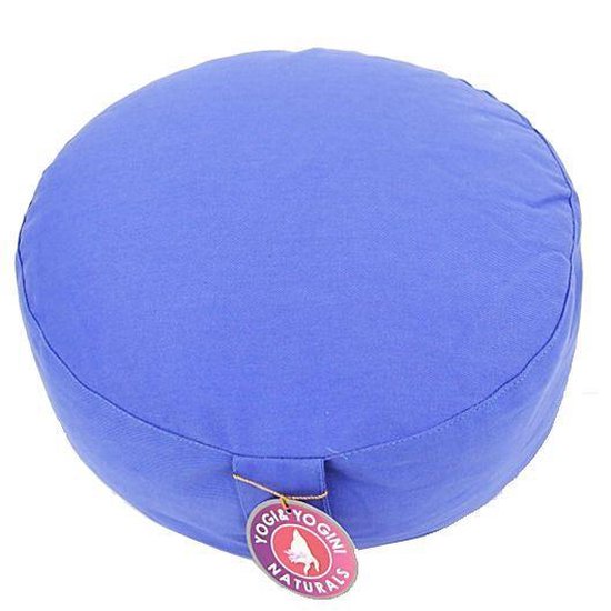 Meditatiekussen - Yogi & Yogini - Biologisch Katoen - Verstelbaar - Blauw van Yogi & Yogini — afbeelding 4