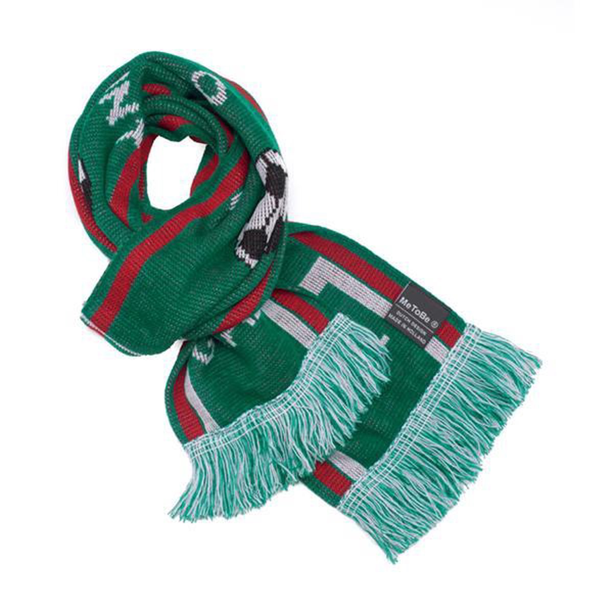 FC Emmen Sjaal - Geborduurd Logo Zwart