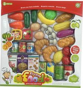 Speelgoedeten Groenten en Fruit - Voedingswaren Set - 33x38 cm