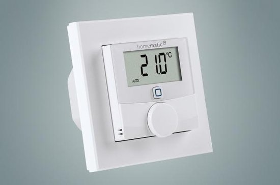 Homematic IP Wandthermostaat met Schakeluitgang – voor Merkschakelaars 230V - Wit