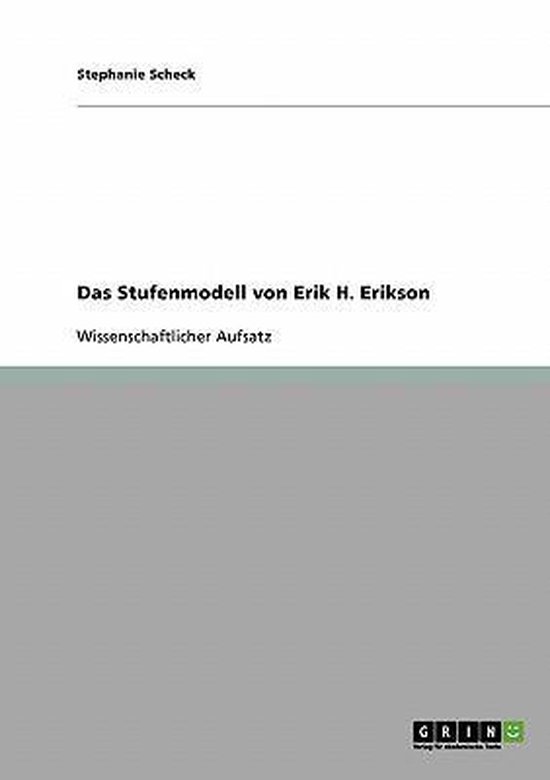 Das Stufenmodell Von Erik H. Erikson - cover