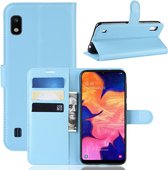 Book Case - Samsung Galaxy A10 Hoesje - Lichtblauw