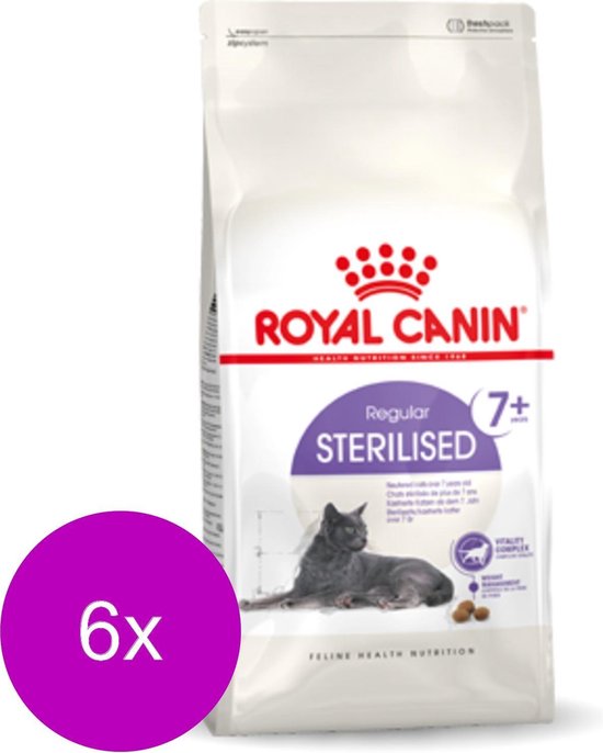 Royal Canin Sterilised 7+ - Kattenvoer - 6 x 1.5 kg