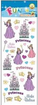Stickervel prinses en kasteel  31 x 11 cm - stickers