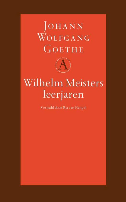 Cover van het boek 'Wilhelm Meisters leerjaren'