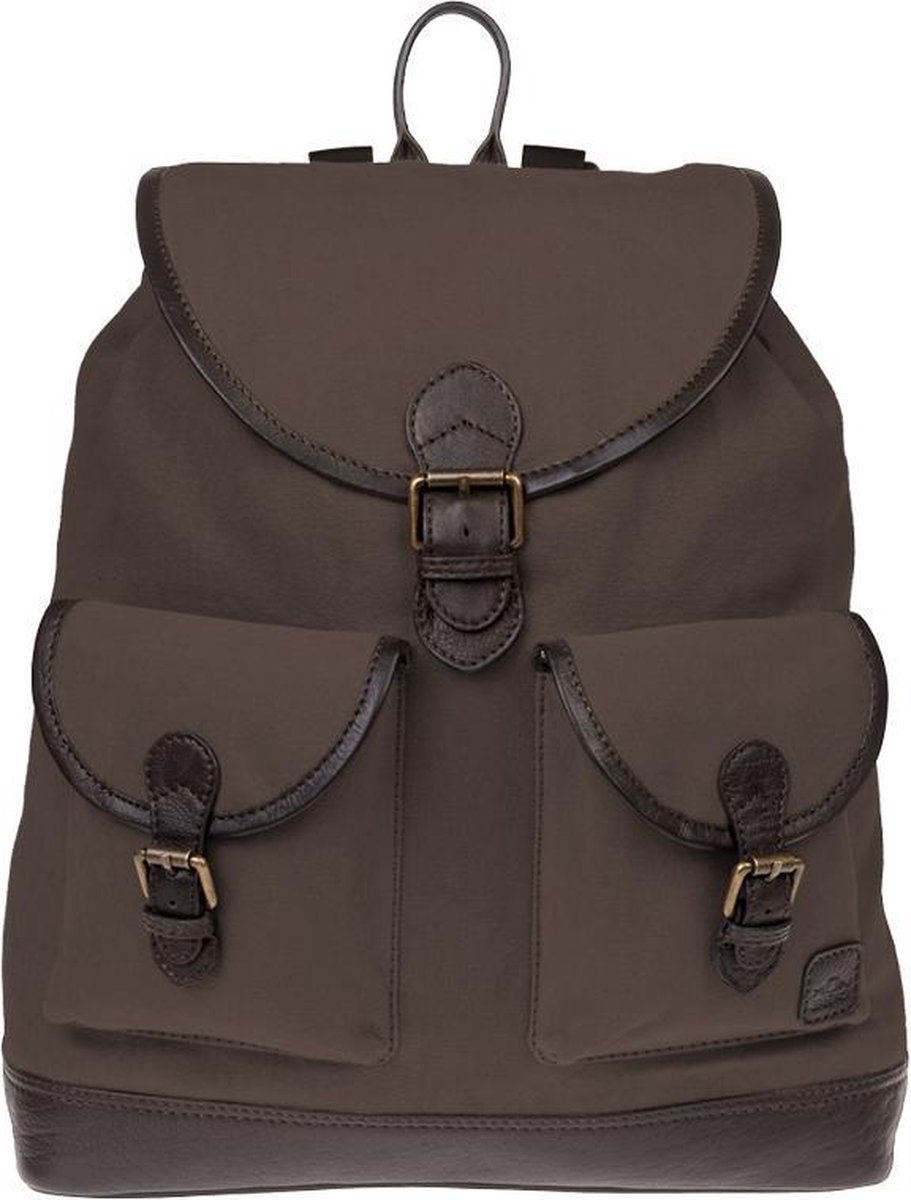 Monbeki Bruine Canvas Rugzak