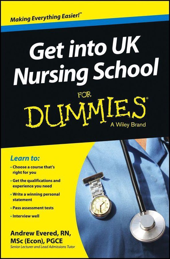 Get into UK Nursing School For Dummies - cover