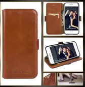 Bouletta Lederen Apple iPhone 8 - BookCase hoesje - Rustic Brandy