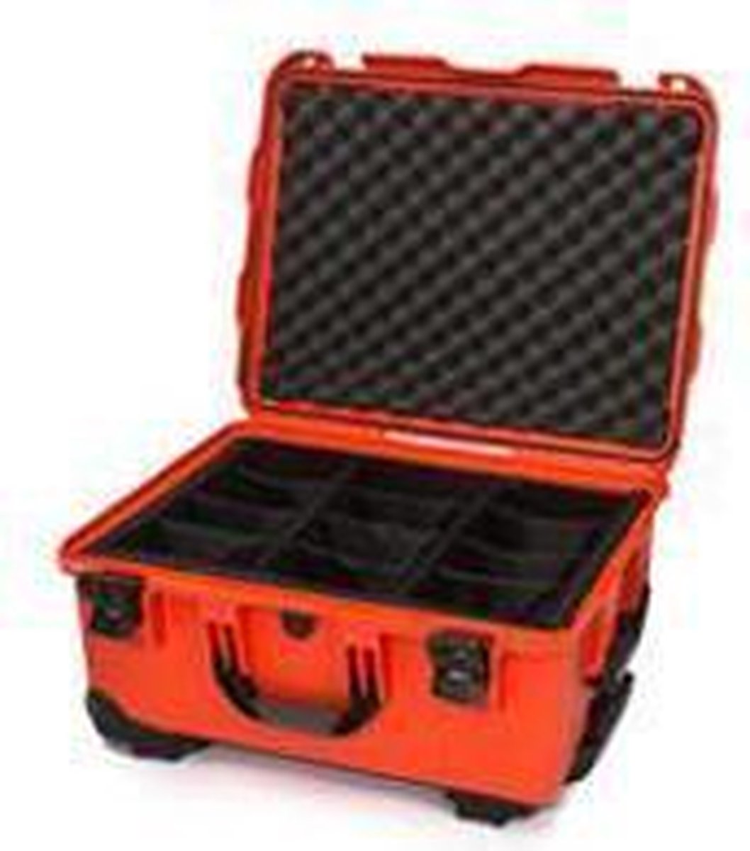 Nanuk 950 Case w/padded divider - Orange