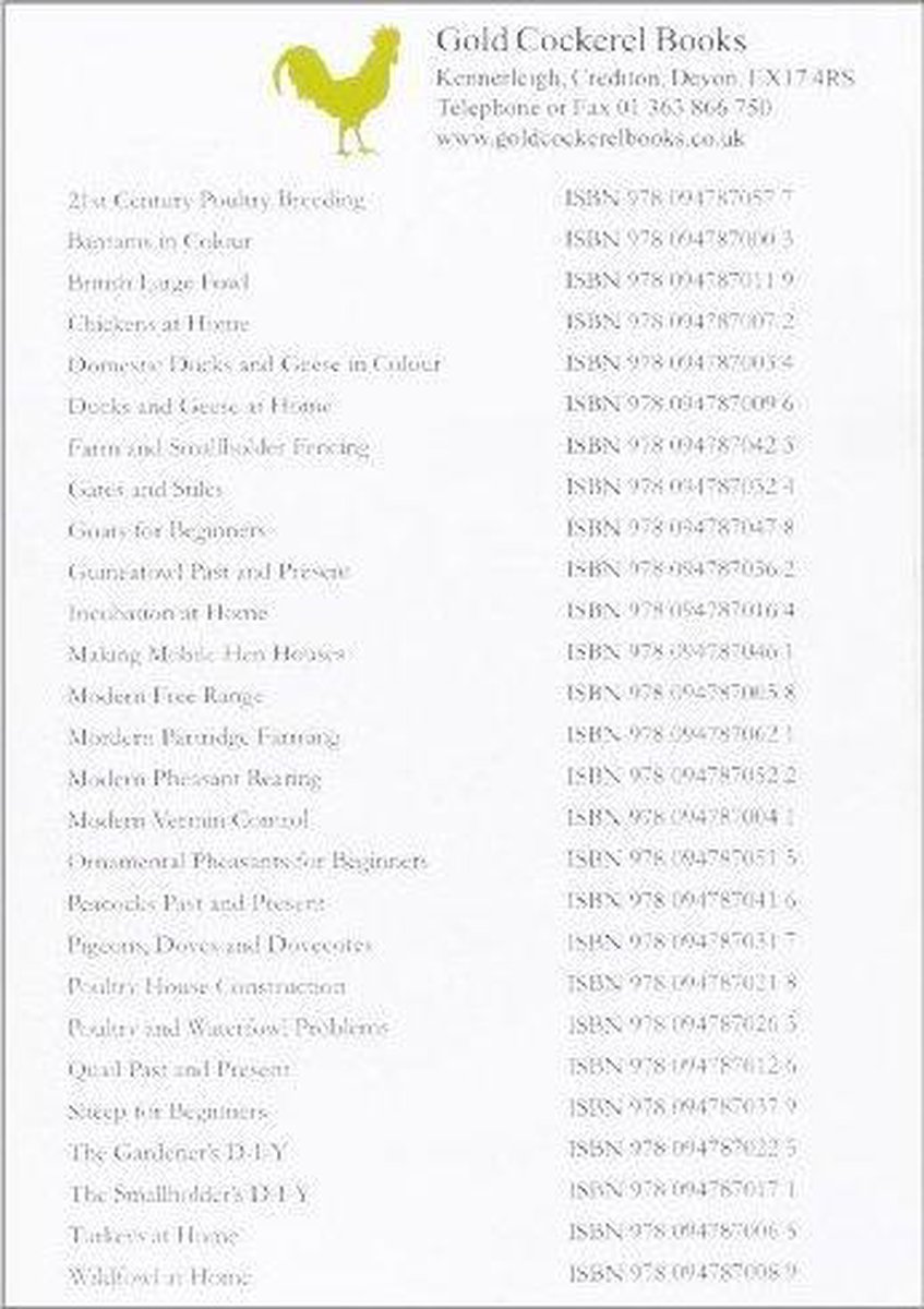 Modern Partridge Farming, Chris Hodgson 9780947870621 Boeken