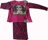Donkerroze pyjama van Violetta maat 116