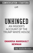 Unhinged: An Insider's Account of the Trump White House​​​​​​​ by Omarosa Manigault Newman​​​​​​​ Conversation Starters