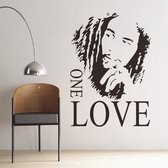 Bob Marley One Love Quotes Tekst Muur Sticker