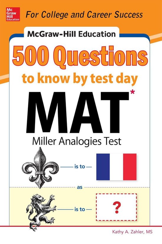 McGraw-Hill Education 500 MAT Questions to Know by Test Day - cover