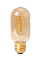3 stuks  LED volglas Filament buismodel lamp 240V 4W 320lm E27 T45x110, Goud 2100K Dimbaar