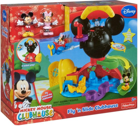 Bedachtzaam Reductor kofferbak Fisher-Price Micky Mouse Play Around Clubhuis - Speelfigurenset | bol.com